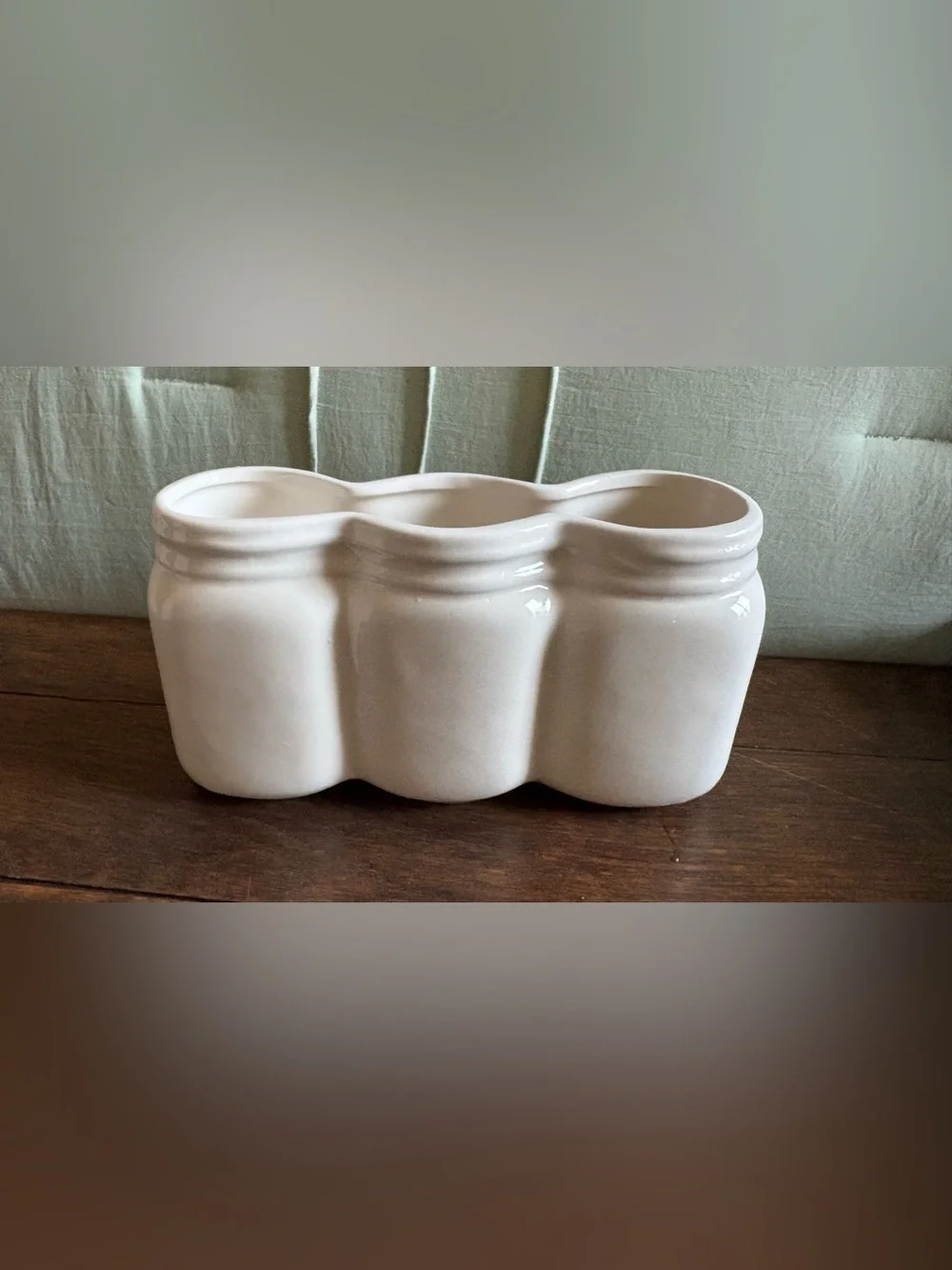Ceramic Utensil Holder for Forks, Spoons, Knives